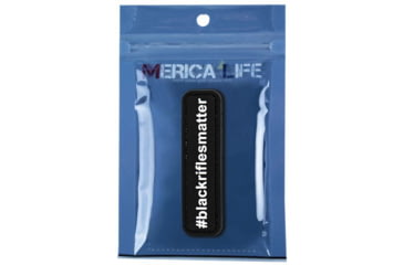 Image of Merica Life Blackriflesmatter PVC Patch, 2.75 x .80, BRM