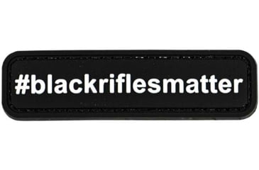 Image of Merica Life Blackriflesmatter PVC Patch, 2.75 x .80, BRM