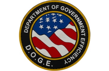 Image of Merica Life Doge US Flag Patch, 3in, DOGE-USFLAG
