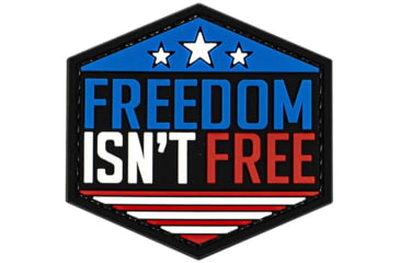Image of Merica Life Freedom Isnt Free Patch, 2.3 x 2.25, FIF