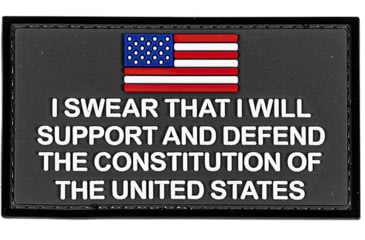 Image of Merica Life Support and Defend the Constitution Patch, 3 x 2, SDC