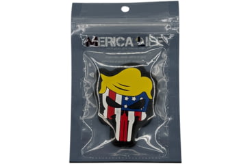 Image of Merica Life Trumpinator Skull US Flag Patch, 2x2in, TRUMP-SKULL