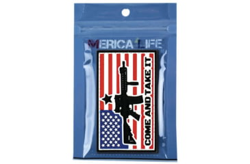 Image of Merica Life US Flag Come and Take it Forward PVC Patch, 3 x 2, USFLAG-CATI