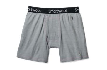 Image of Smartwool Merino 150 Pattern Boxer Brief Mens, Light Gray, XXL, SW014012039-XXL