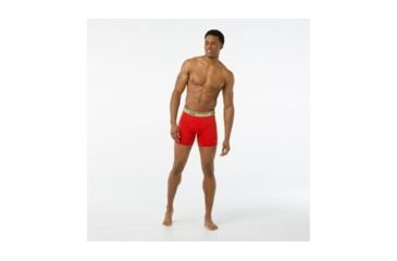 Image of Smartwool Merino 150 Pattern Boxer Brief Mens, Tandoori Orange, XXL, SW014012823-XXL