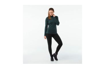 Image of Smartwool Merino 250 Baselayer 1/4 Zip-Women's, Lochness Heather, Extra Large, SW0NP221961-XL