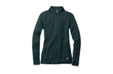 Image of Smartwool Merino 250 Baselayer 1/4 Zip-Women's, Lochness Heather, Extra Large, SW0NP221961-XL