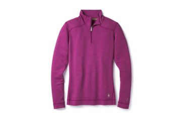 Image of Smartwool Merino 250 Baselayer 1/4 Zip-Women's, Meadow Mauve H, Large, SW0NP221A11-L