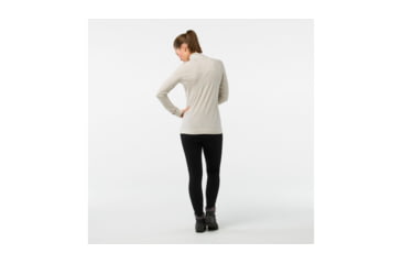 Image of Smartwool Merino 250 Baselayer 1/4 Zip-Women's, Moonbeam Heather, Large, SW0NP221A10-L