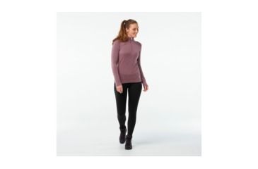 Image of Smartwool Merino 250 Baselayer 1/4 Zip-Women's, Nostalgia Rose H, Extra Large, SW0NP221A12-XL