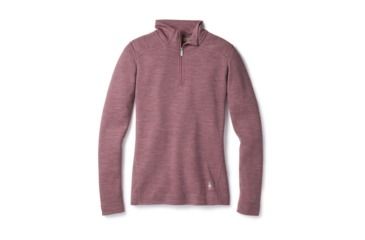 Image of Smartwool Merino 250 Baselayer 1/4 Zip-Women's, Nostalgia Rose H, Extra Large, SW0NP221A12-XL