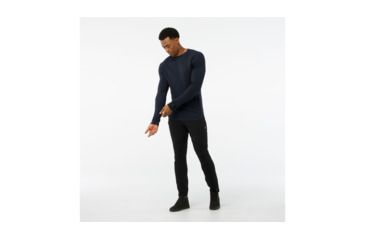 Image of Smartwool Merino 250 Baselayer Crew-Men's, Deep Navy, Extra Large, SW0NP600092-XXL