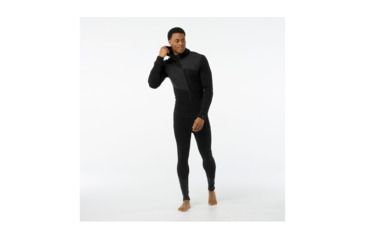 Image of Smartwool Merino 250 Baselayer One Piece-Men's, Charcoal-Black, Medium, SW016900698-M