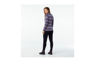 Image of Smartwool Merino 250 Baselayer Pattern 1/4 Zip-Women's, Purple Mist, Extra Small, SW0NP222A26-XS
