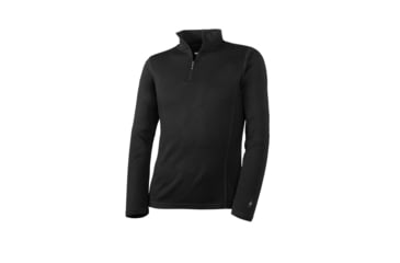 Image of Smartwool Merino 250 Baselayer Zip T-Boy's, Black, Small, SW0SN111001-S