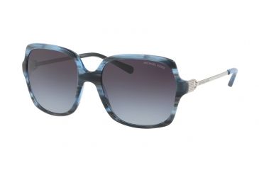 Image of Michael Kors BIA MK2053 Sunglasses 329011-56 - Blue Horn Frame, Grey Gradient Lenses