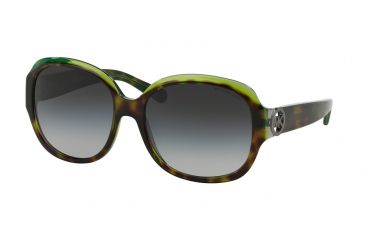 Image of Michael Kors KAUAI MK6004 Sunglasses 300211-59 - Tortoise/Green/Grey Frame, Grey Gradient Lenses