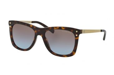 Image of Michael Kors LEX MK2046 Sunglasses 310613-54 - Dk Tortoise Frame, Brown Gradient Lenses