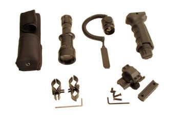 Image of Microfire Pioneer Focusing LED Flashlight Kit, Black, Medium PT-1GK