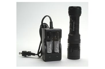 Image of Microfire PTL-XML Explorer Tactical Flashlight with Holster, Black, Medium PTL2-R/XML