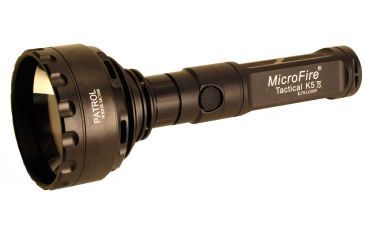 Image of Microfire PW-IIINR Patrol Hand-Held Searchlight, Black, Large, PW-IIINR