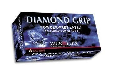 Image of Microflex Diamond Grip Latex Gloves, Microflex MF-300-XS X-Small