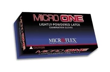 Image of Microflex Micro One Lightly-Powdered Latex Gloves, Microflex MO-150-S