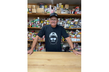 Image of Miculek Jerry's Face T-Shirt, Small, Black, TEE-JERRYFACE-SMALL