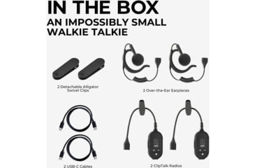 Image of Midland ClipTalk FRS Radio 2 Pk w/CH02, CH03, &amp; USBC01, 1411179