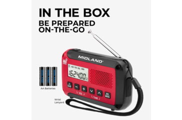 Image of Midland Radio Emergency Radio w/ AM/FM/Weather Alert, 1408726