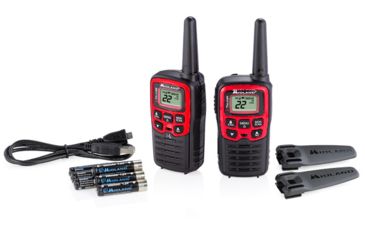 Image of Midland Radio EX37VP Two-Way Radio Kit, Red, EX37VP