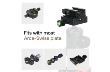 Image of MIGHTY TACTICAL Picatinny Rail Mount Adapter Arca-Swiss, Aluminum, MT-AD-01