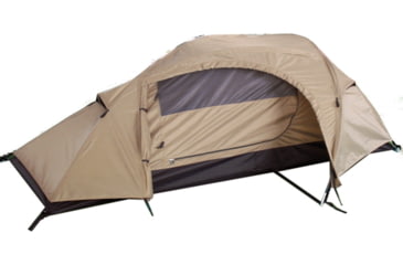 Image of MIL-TEC Recom Tent, 1 Person, Coyote, 94 x 53 x 34 in, 14201005