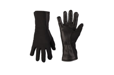 Image of MIL-TEC Lined Flame-Retardent Pilot Gloves, Black, Large, 12523102-010