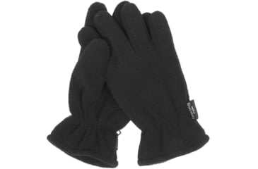 Image of MIL-TEC Thinsulate Fleece Gloves, Black, One Size, 12534002