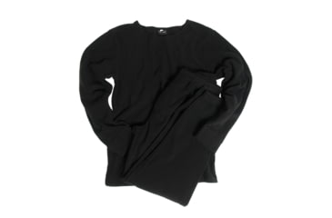 Image of MIL-TEC Round Neck Fleece Underwear Sets - Men's, Black, 3XL, 11221002-907