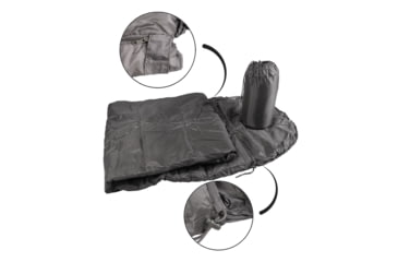 Image of MIL-TEC Commando Sleeping Bag, OD Green, 88.6 x 30 x 22, 14102001