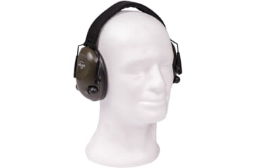 Image of MIL-TEC Electronic Ear Defenders, Olive Drab, Adjustable, 16243001
