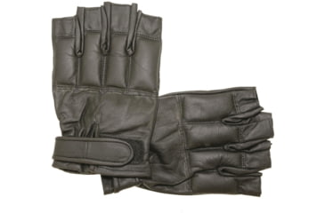 Image of MIL-TEC Fingerless Defender Gloves, Black, 2XL, 12516002-906