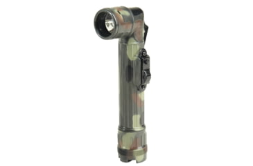 Image of MIL-TEC LED Anglehead Flashlight, Flecktarn Camo, Medium, 15143121