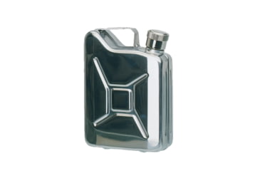 Image of MIL-TEC 170ml St.Steel Jerry Can Flask, Silver, 14525000