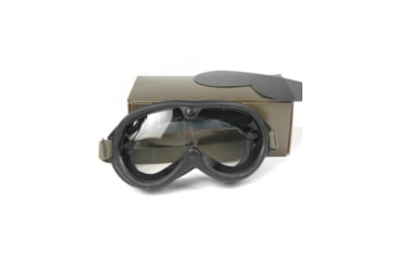 Image of MIL-TEC US Style M44 Sun Wind and Dust Goggles, Black, Adjustable, 15611000