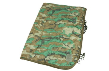 Image of Military Surplus Genuine GI Poncho Liner, Woodland Camo, 62 x 82in, GIWDLPLN