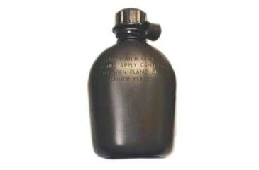 Image of Military Surplus Gi Canteen, Od, Black F81