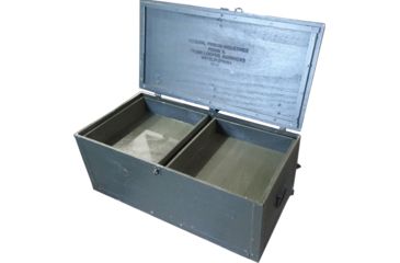 Image of Military Surplus GI Footlocker, OD Green, NSN 8460-00-243-3234, GITRUNK