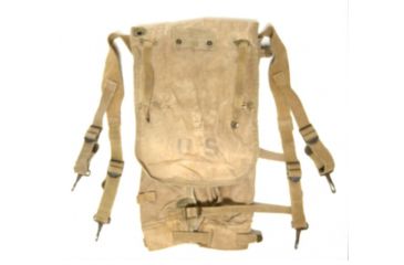 Image of Military Surplus Original Undated GI WWI &amp; WWII M1928 Haversack, WM1928ND