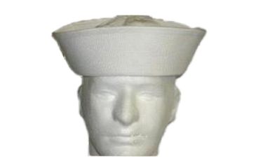 Image of Military Surplus Usn Sailor Hat, White, 6.5, H461165
