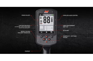 Image of Minelab Manticore Metal Detector, Black, 3228-0200