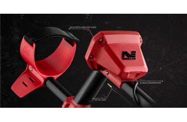 Image of Minelab Vanquish 540 Pro-Pack Metal Detector, Black/Red, 3820-0004