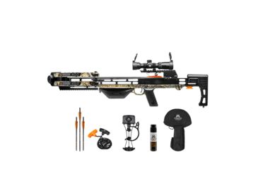 Image of Mission Crossbows Crossbow 400, Pro Kit, Black/Camo, XK009